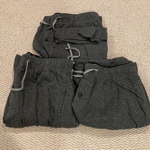 Bundle of 3 Mens Jersey Sleep Pants - 34” x 32”